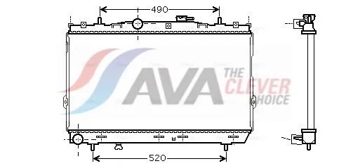 Radiator, engine cooling