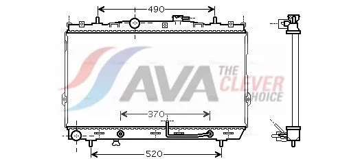 Radiator, engine cooling