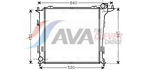 Radiator, engine cooling