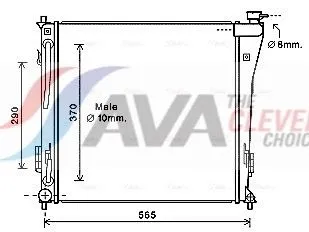 Radiator, engine cooling