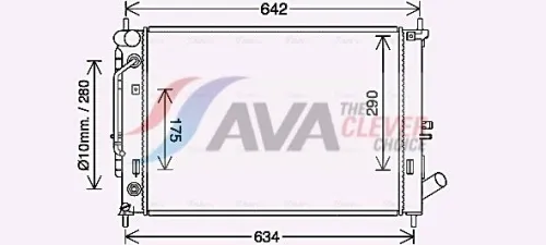 Radiator, engine cooling