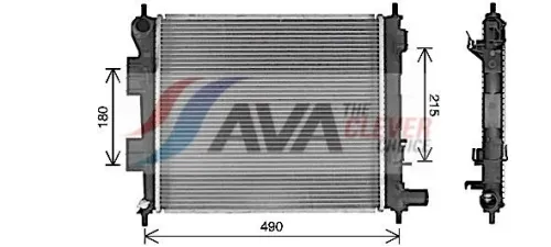 Radiator, engine cooling