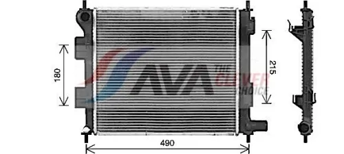 Radiator, engine cooling