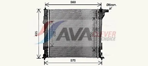 Radiator, engine cooling