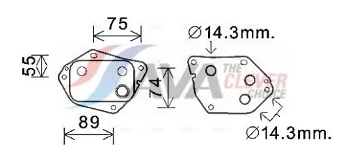 Oil Cooler, engine oil