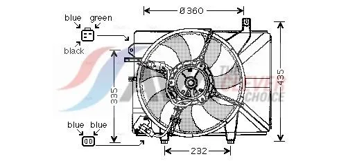 Fan, engine cooling