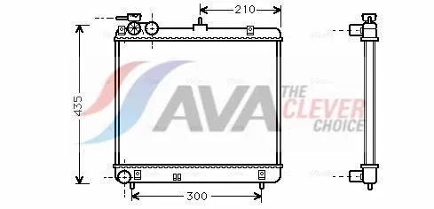 Radiator, engine cooling