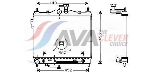 Radiator, engine cooling