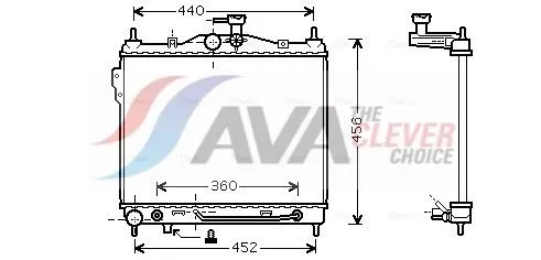 Radiator, engine cooling