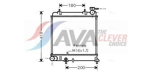 Radiator, engine cooling