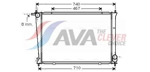 Radiator, engine cooling