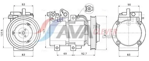 Compressor, air conditioning