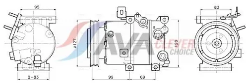Compressor, air conditioning