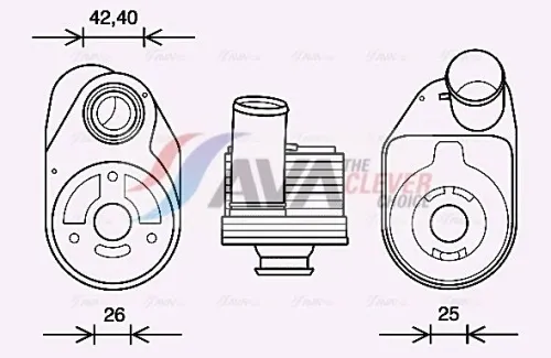 Oil Cooler, engine oil