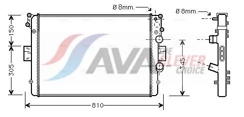 Radiator, engine cooling