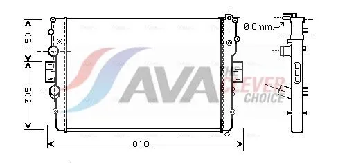 Radiator, engine cooling