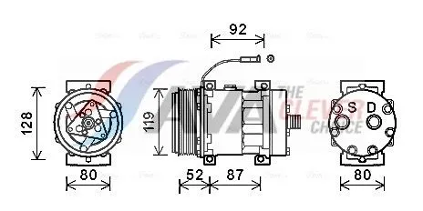 Compressor, air conditioning