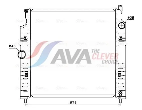 Radiator, engine cooling