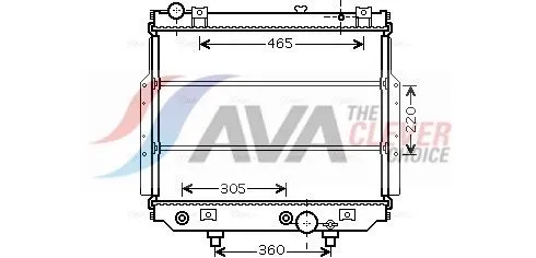 Radiator, engine cooling