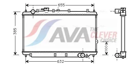 Radiator, engine cooling