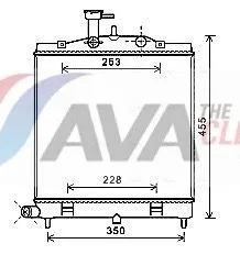 Radiator, engine cooling