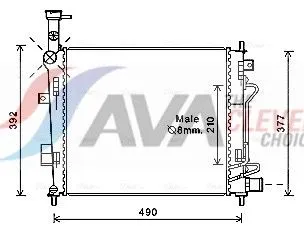 Radiator, engine cooling
