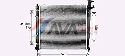 Radiator, engine cooling