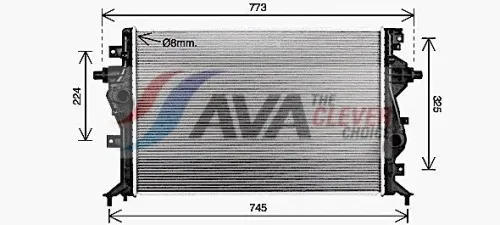 Radiator, engine cooling
