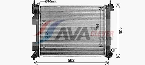 Radiator, engine cooling