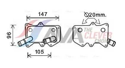 Oil Cooler, engine oil