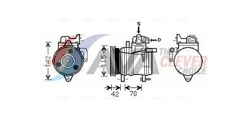 Compressor, air conditioning