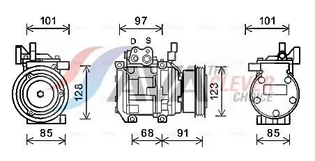 Compressor, air conditioning