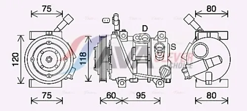 Compressor, air conditioning