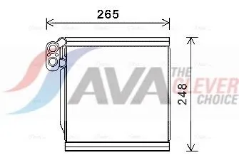 Evaporator, air conditioning