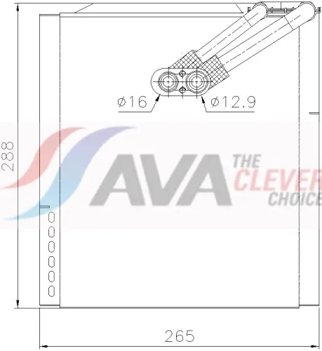 Evaporator, air conditioning
