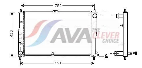 Radiator, engine cooling