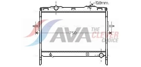 Radiator, engine cooling
