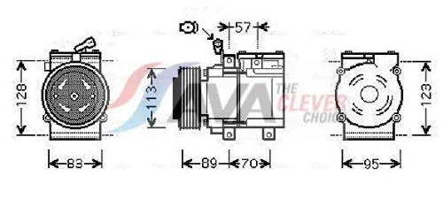 Compressor, air conditioning