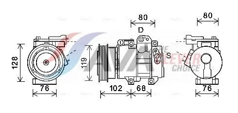 Compressor, air conditioning