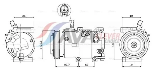 Compressor, air conditioning