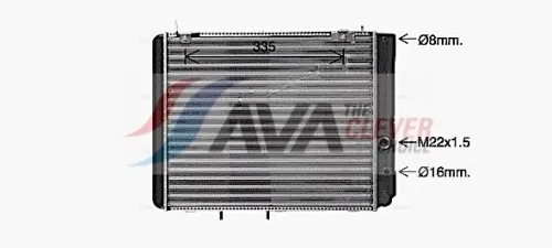 Radiator, engine cooling