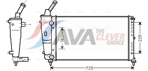 Radiator, engine cooling