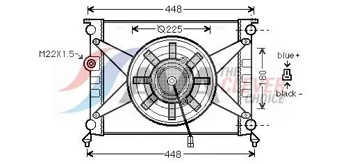 Radiator, engine cooling
