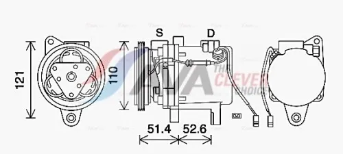 Compressor, air conditioning