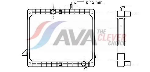 Radiator, engine cooling