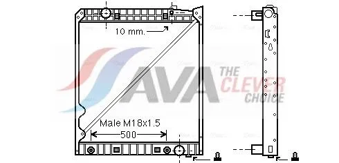 Radiator, engine cooling