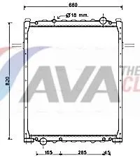Radiator, engine cooling