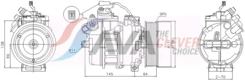 Compressor, air conditioning