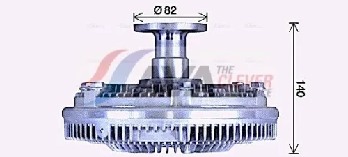 Clutch, radiator fan