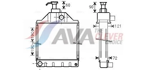 Radiator, engine cooling